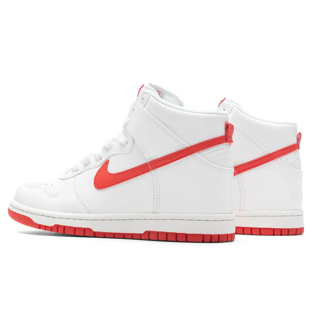 Dunk High (GS) - Summit/White/Track Red Nike trainers with responsive foam