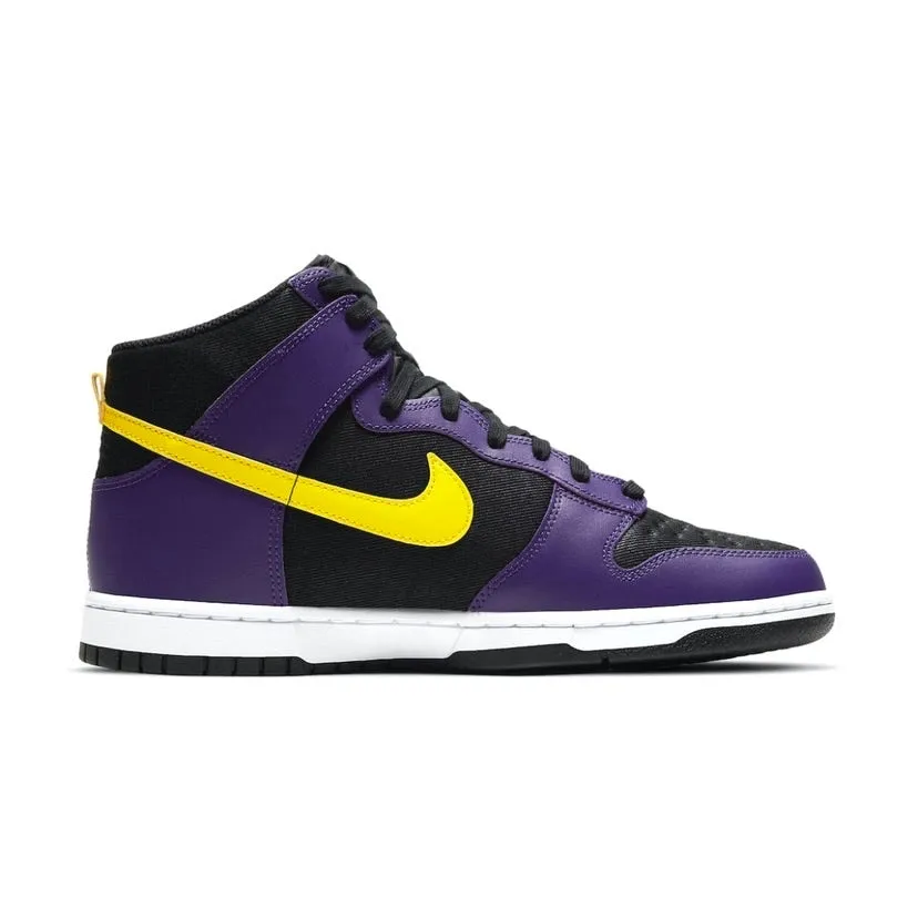 Dunk High Lakers Embroidery Lakers Iconic Sneakers