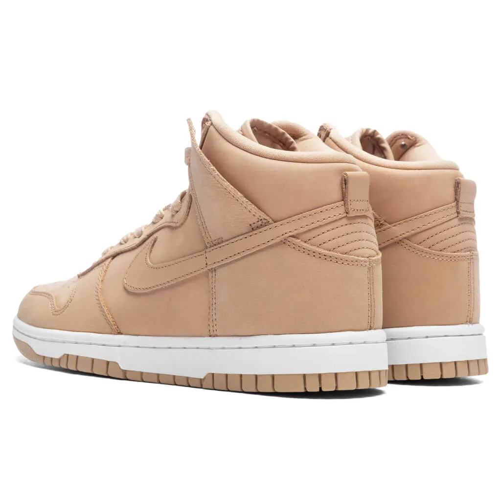 Dunk High Premium Women's - Vachetta Tan/White Nike trainers with responsive foam