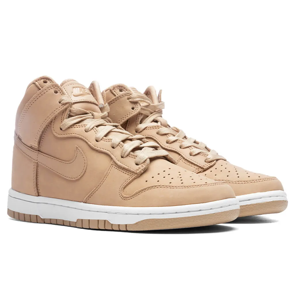 Dunk High Premium Women's - Vachetta Tan/White Nike trainers with responsive foam