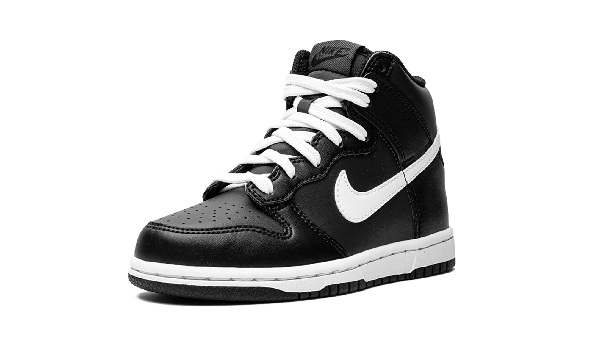 Dunk High PS "Black Panda" nike preschool slip-on sneakers
