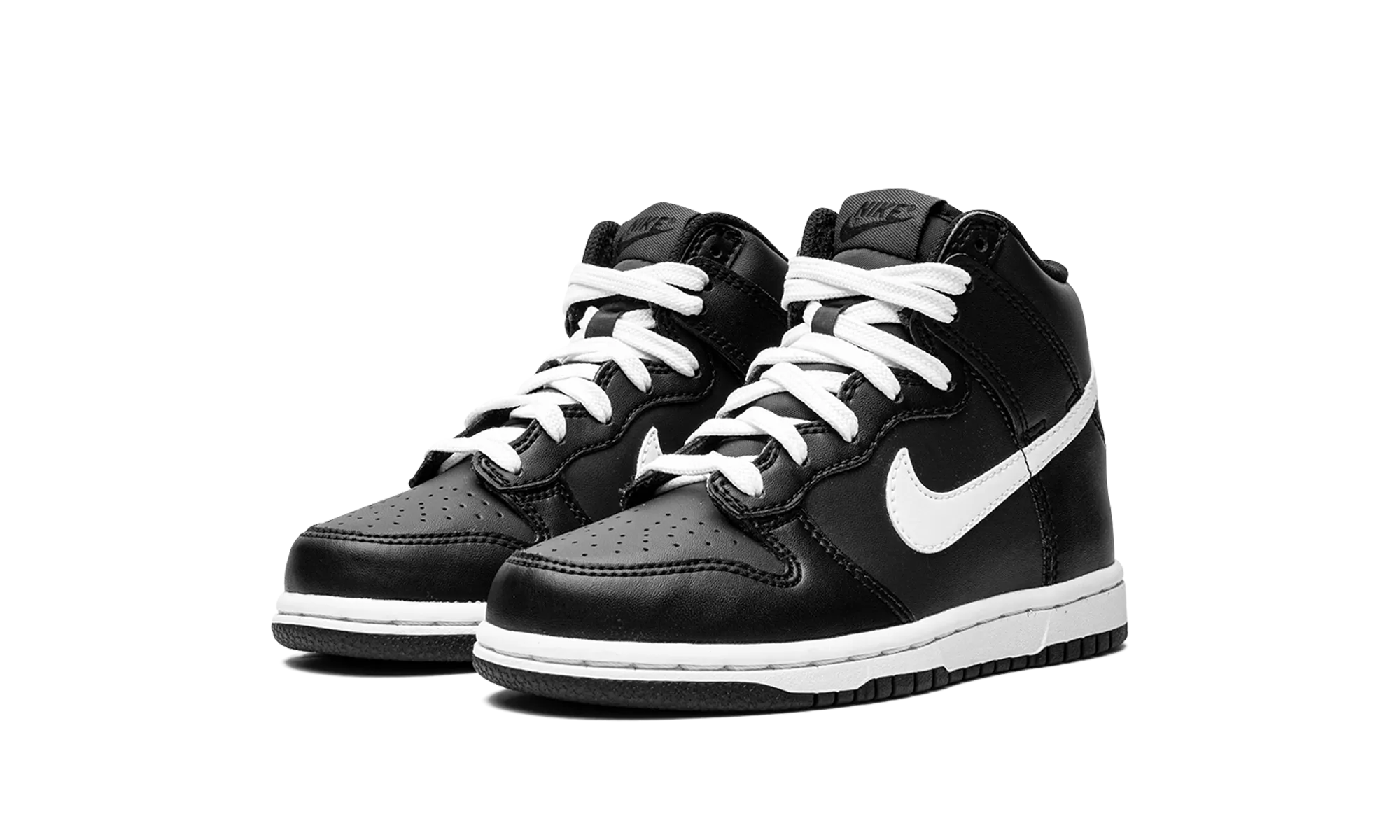 Dunk High PS "Black Panda" nike preschool slip-on sneakers