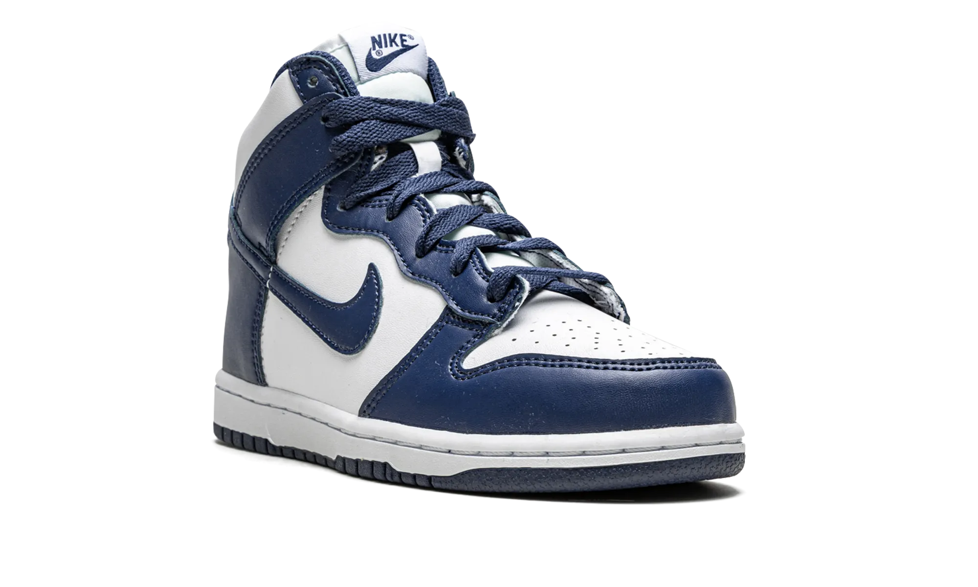 Dunk High PS "Championship Navy" nike preschool slip-on sneakers