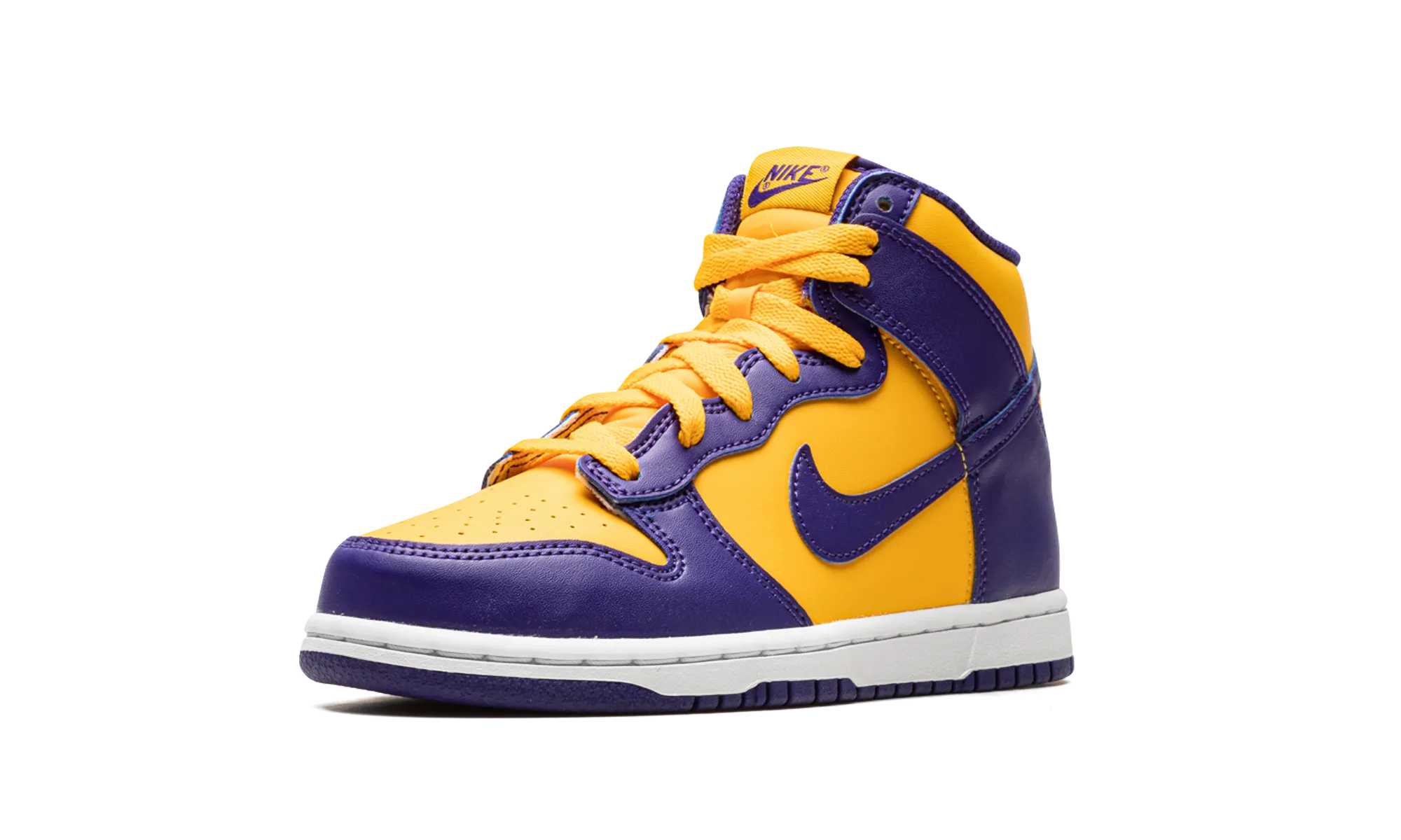 Dunk High PS "Lakers" nike preschool slip-on sneakers