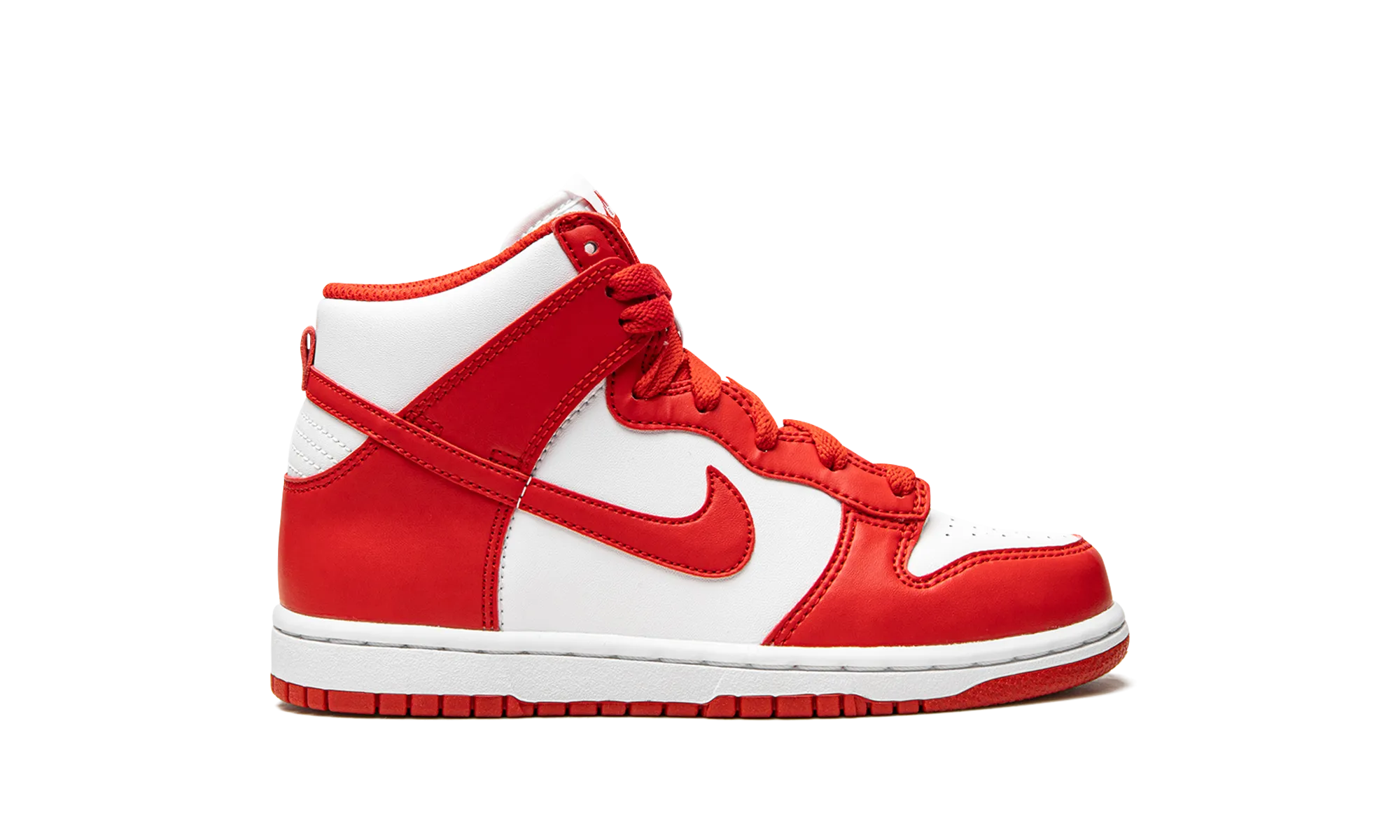 Dunk High PS "University Red" nike preschool slip-on sneakers