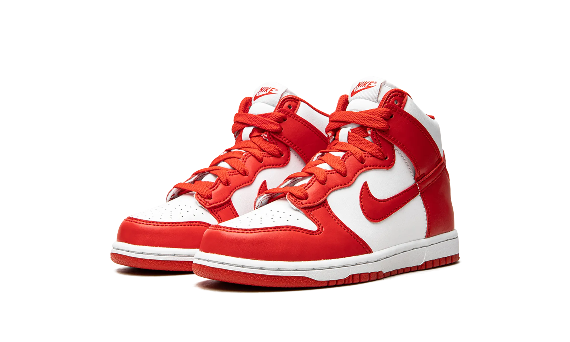 Dunk High PS "University Red" nike preschool slip-on sneakers