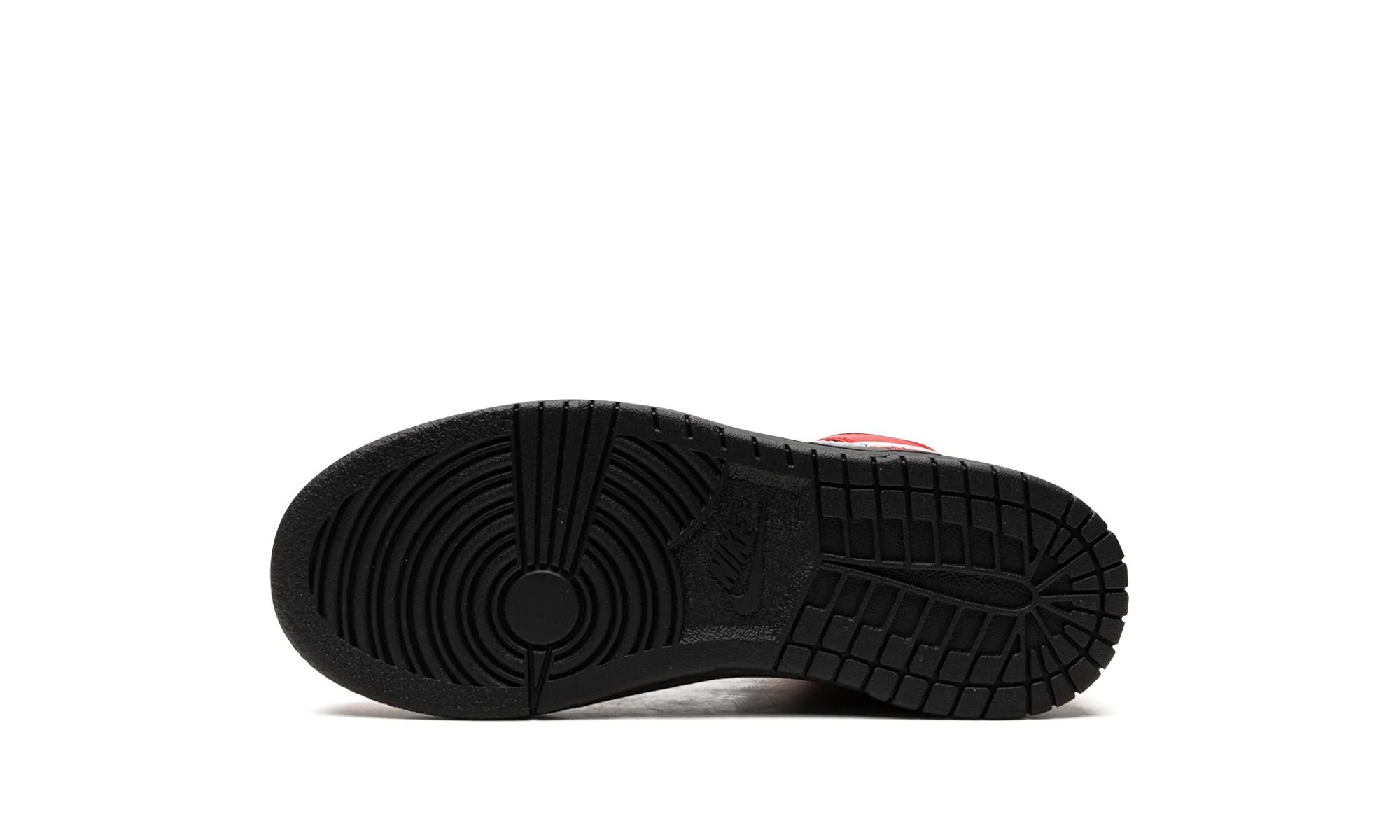 Dunk High "Black/Red PS" nike preschool slip-on sneakers
