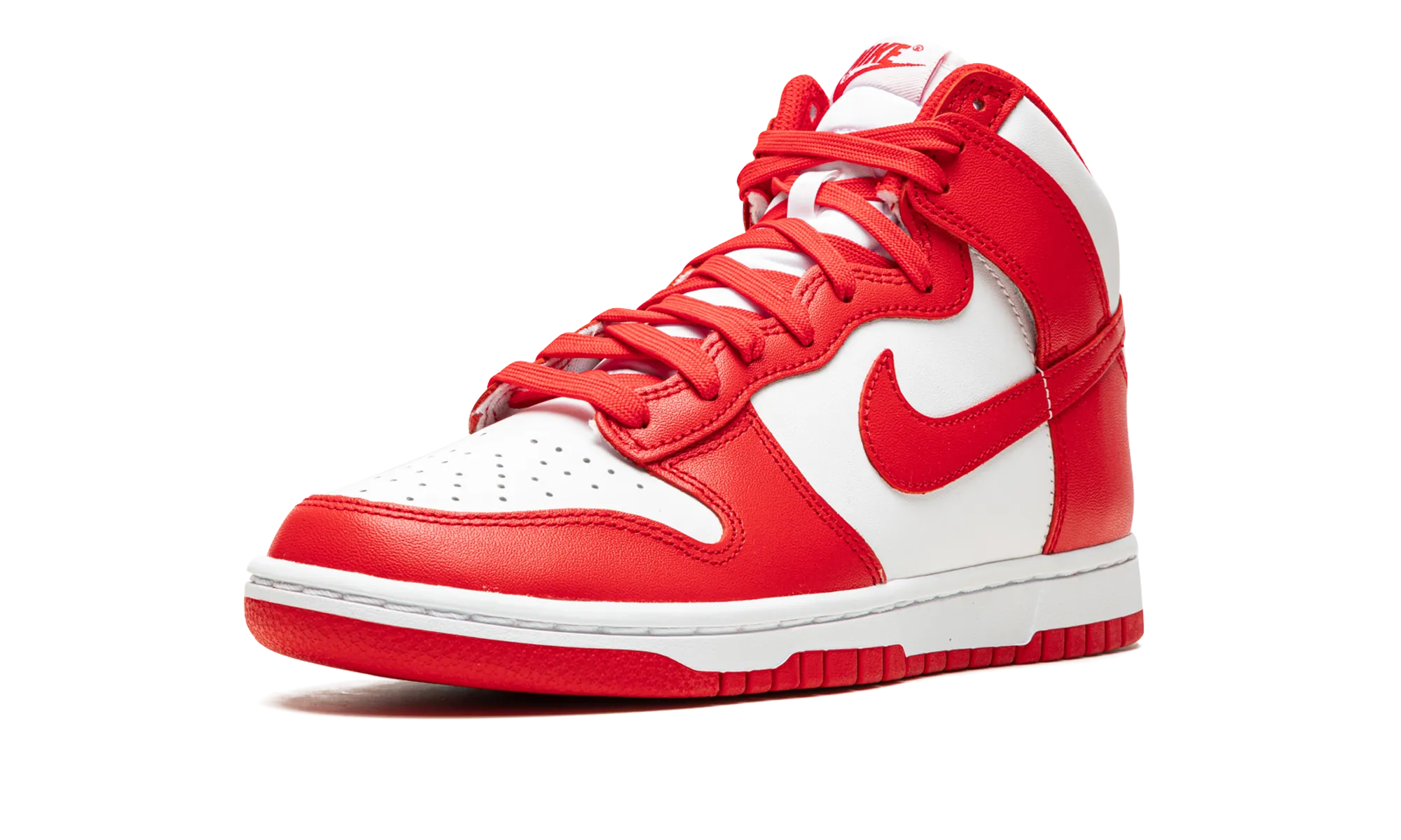 Dunk High "White / University Red" nike breathable mens trainers