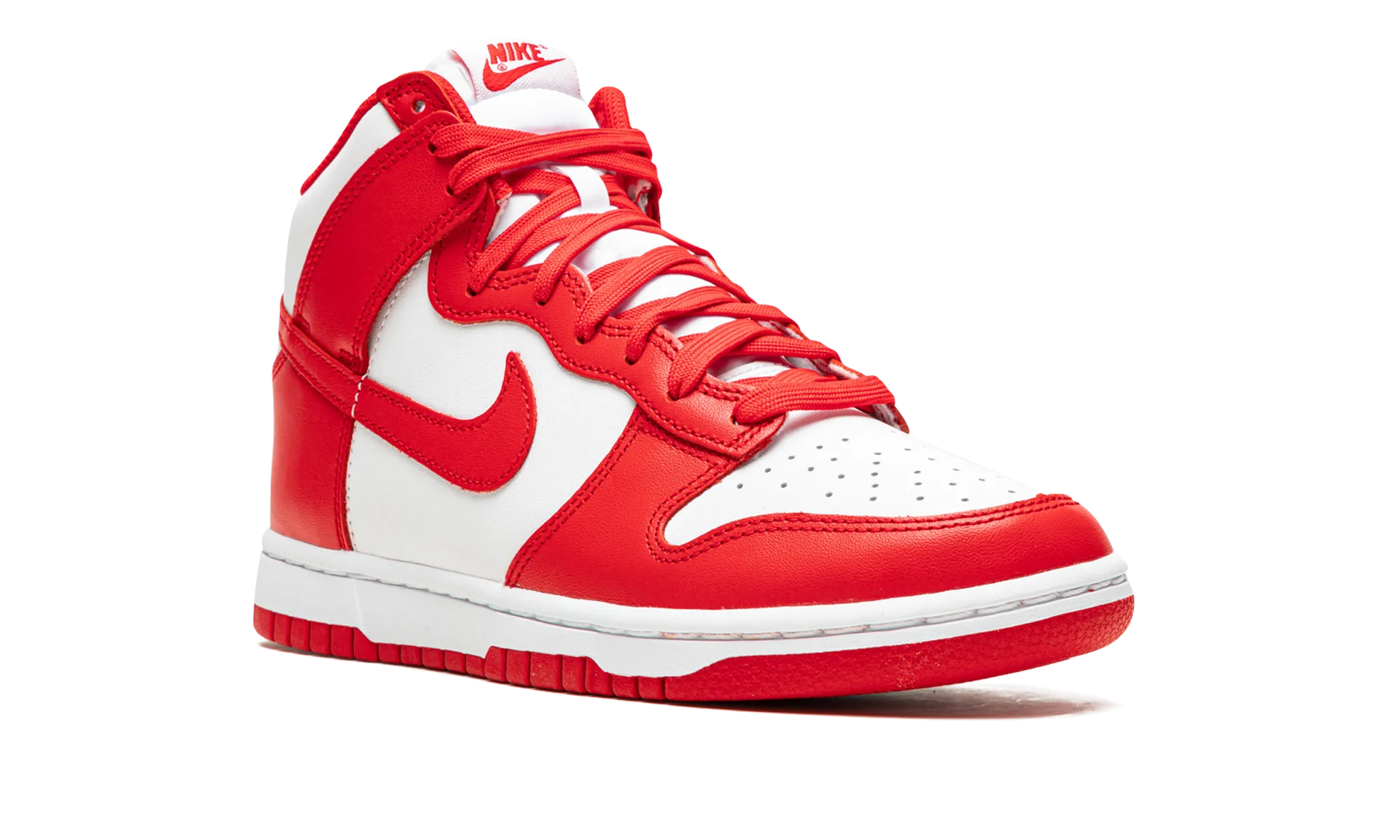 Dunk High "White / University Red" nike breathable mens trainers