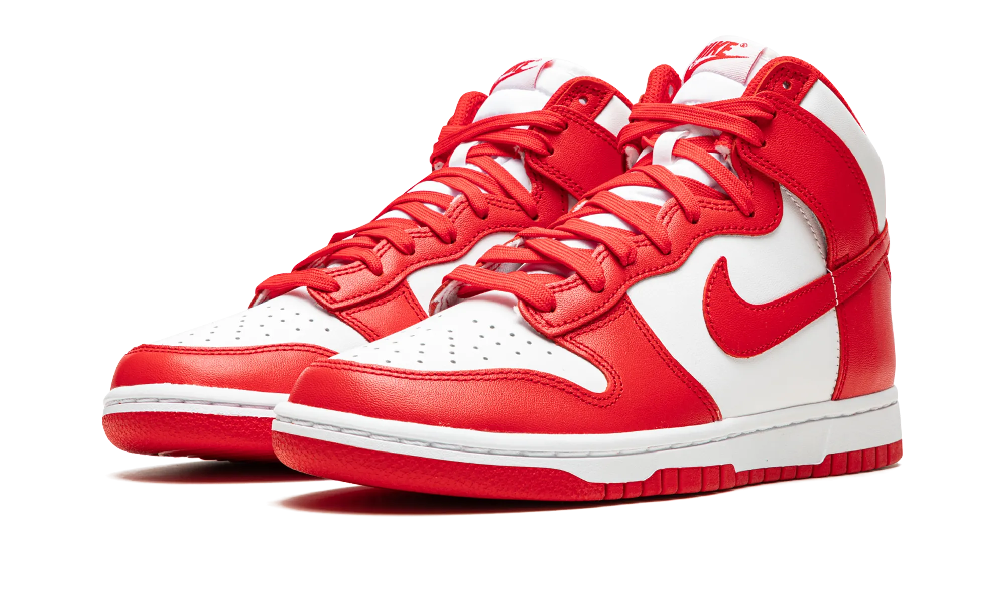 Dunk High "White / University Red" nike breathable mens trainers