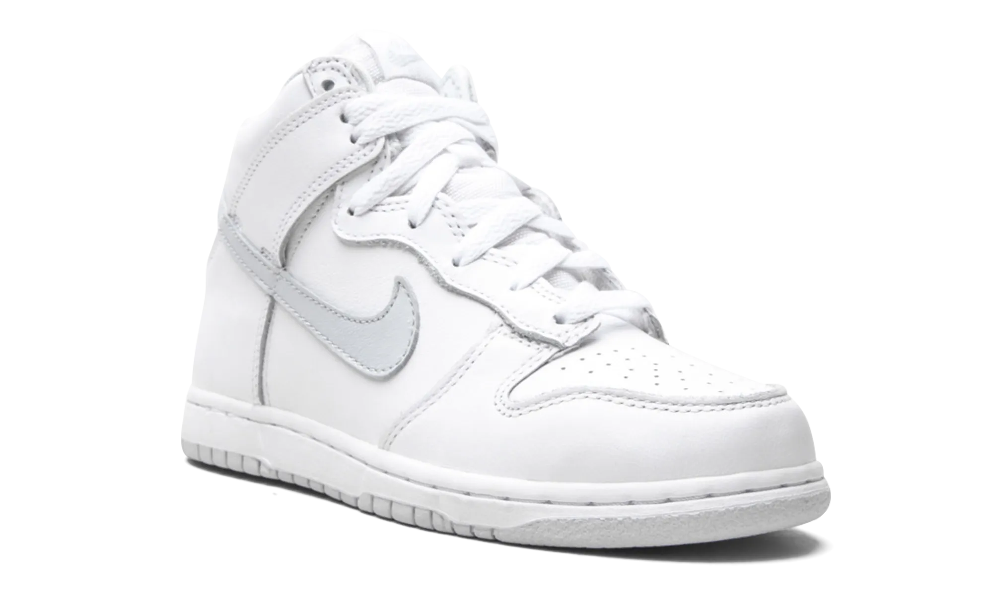 Dunk High SP PS "Pure Platinum" nike preschool slip-on sneakers
