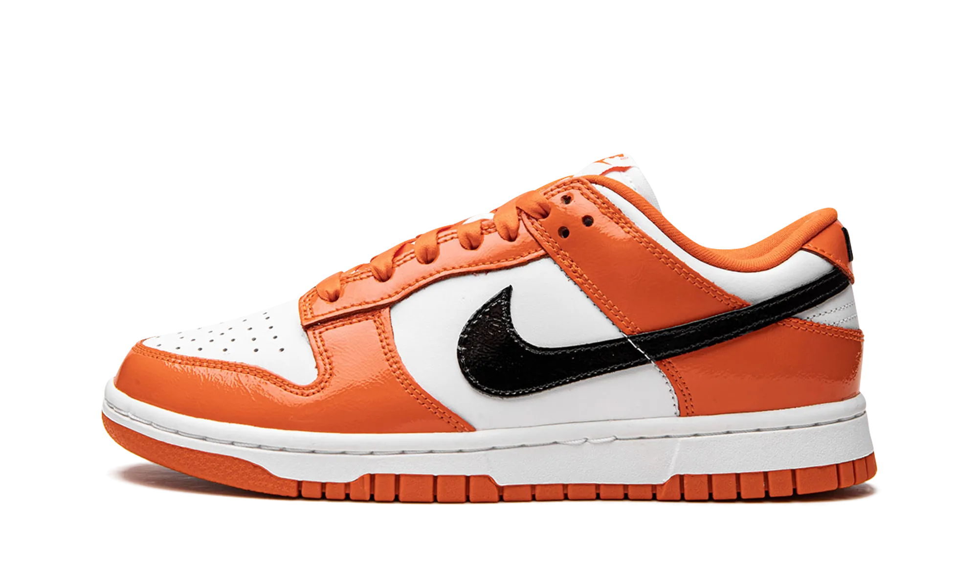 DUNK LO MNS WMNS "Orange / Black Patent Leather" Nike Women's styles