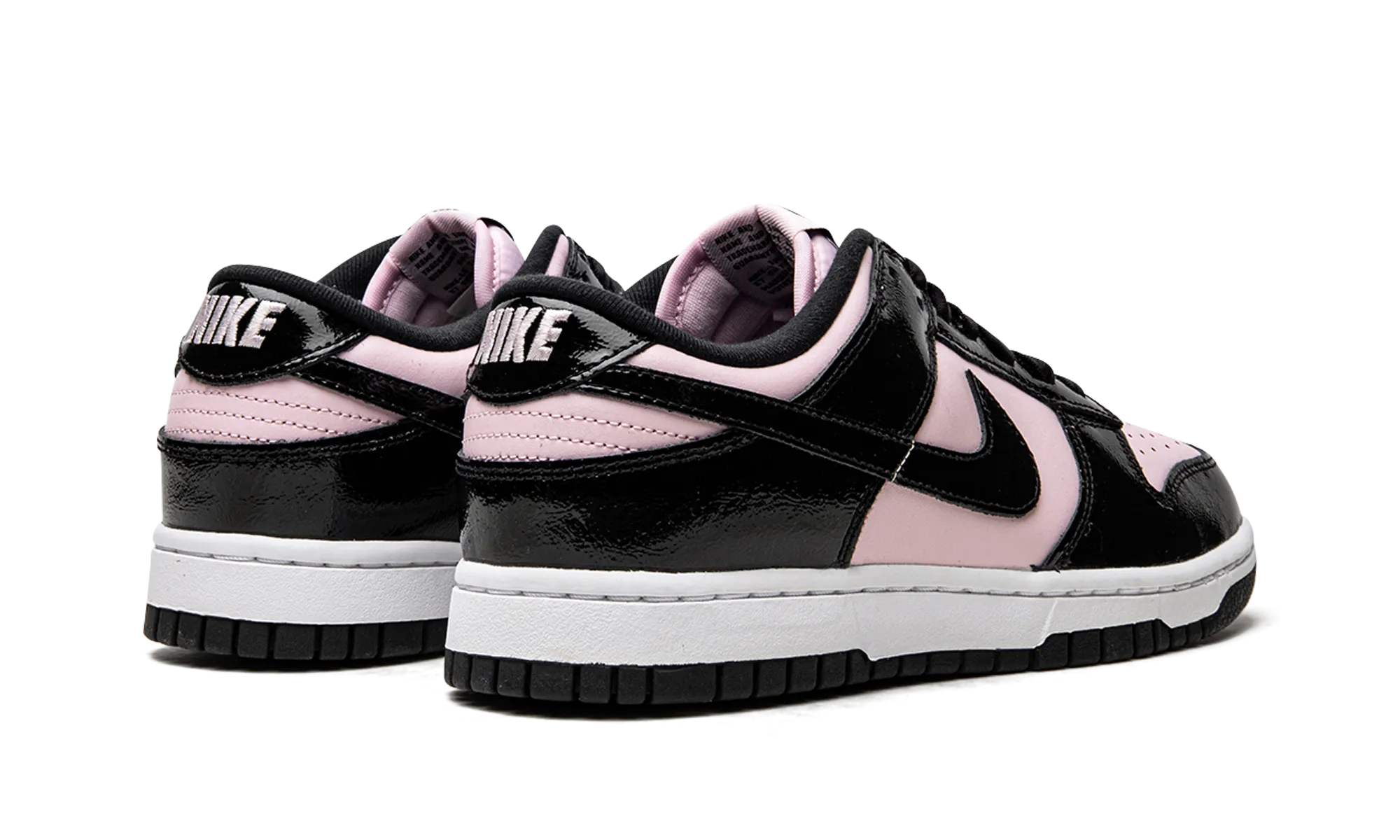 DUNK LO MNS WMNS "Pink / Black Patent" nike womens mesh trainers