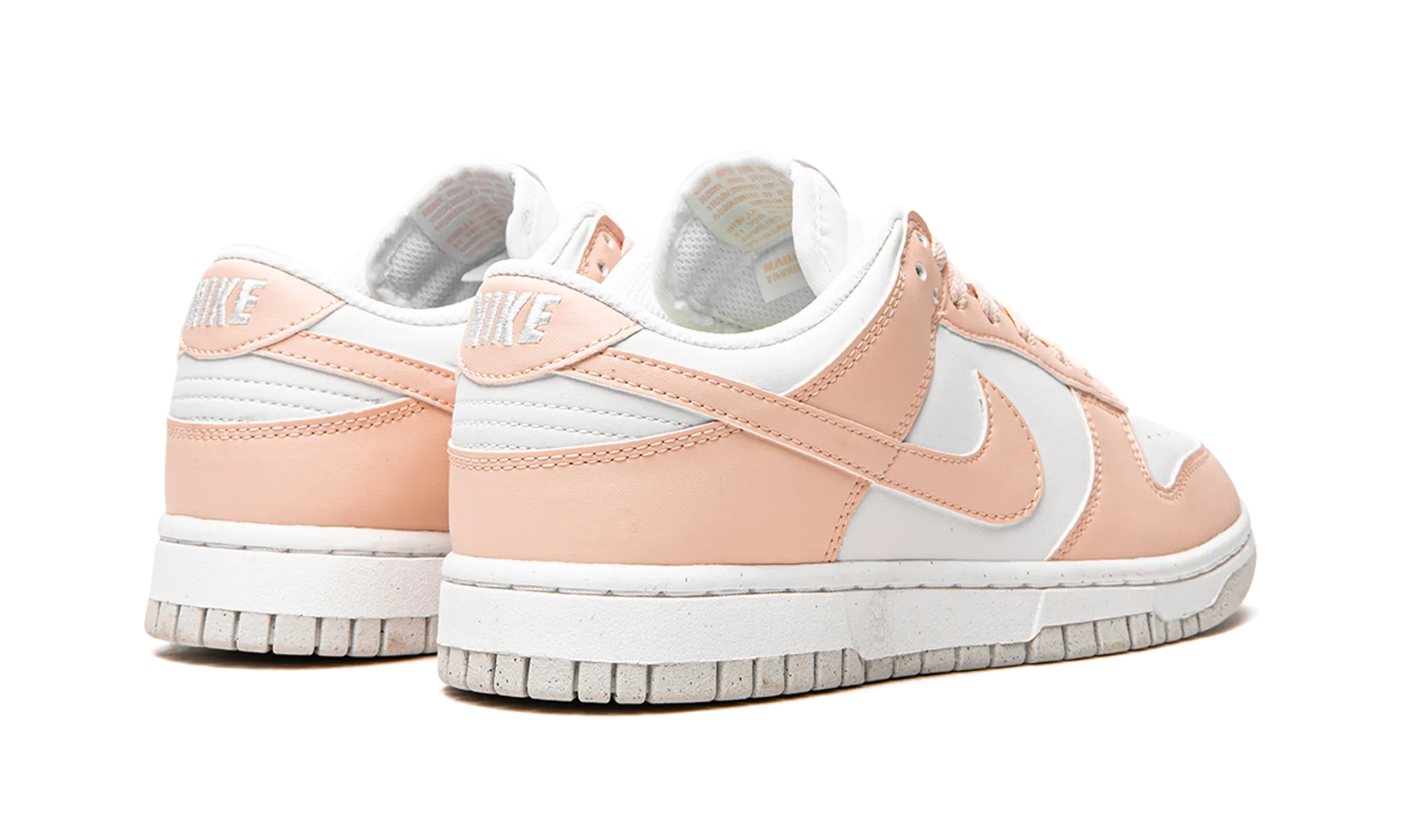 DUNK LO NEXT NATURE MNS WMNS "White / Pale Coral" nike womens casual sneakers