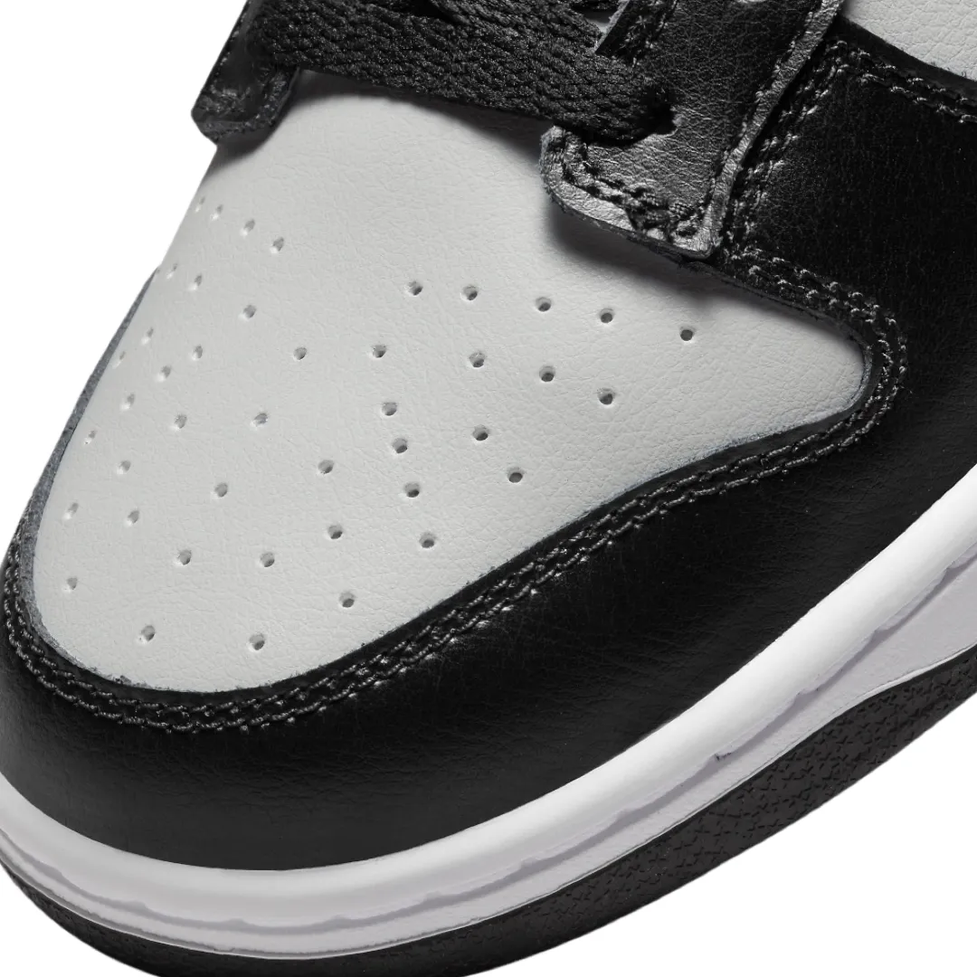 Dunk Low Chenille Swoosh Black Grey White Iconic Sneakers