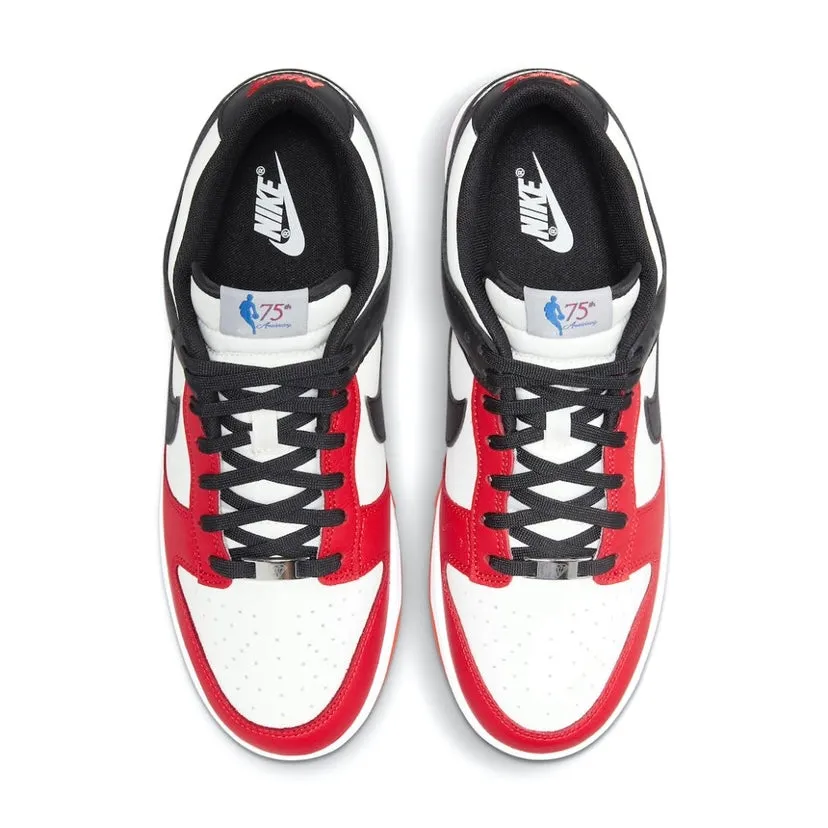 Dunk Low EMB NBA 75th Anniversary Chicago Bulls By Nike Iconic Sneakers
