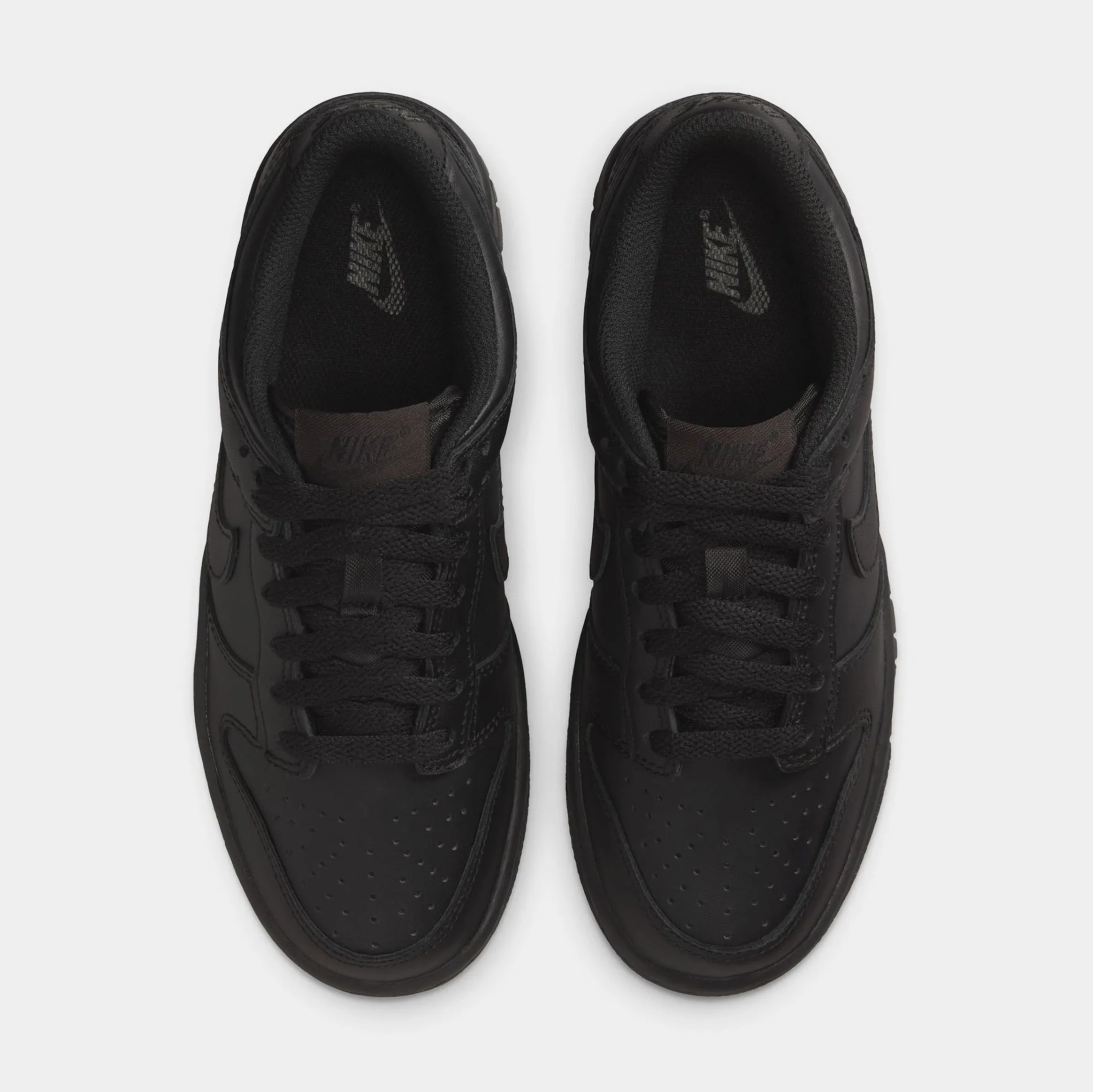 Dunk Low Grade School Lifestyle Shoes (Black/Black/Black) Dunk collection