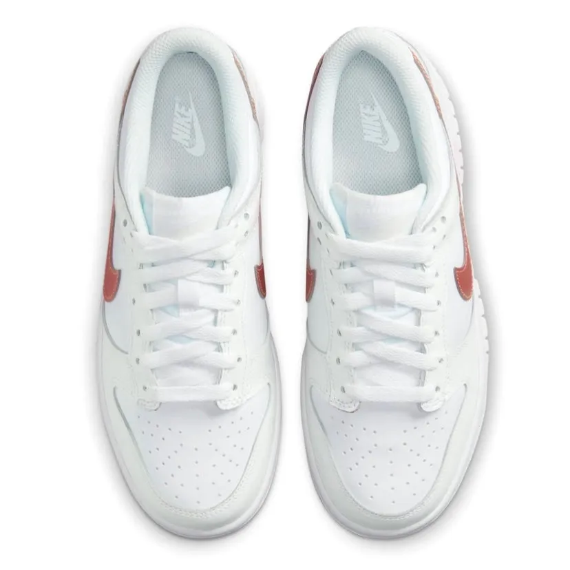 Dunk Low GS White Metallic Bronze By Nike Iconic Sneakers