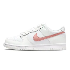 Dunk Low GS White Metallic Bronze By Nike Nike Dunk sneakers with classic silhouette