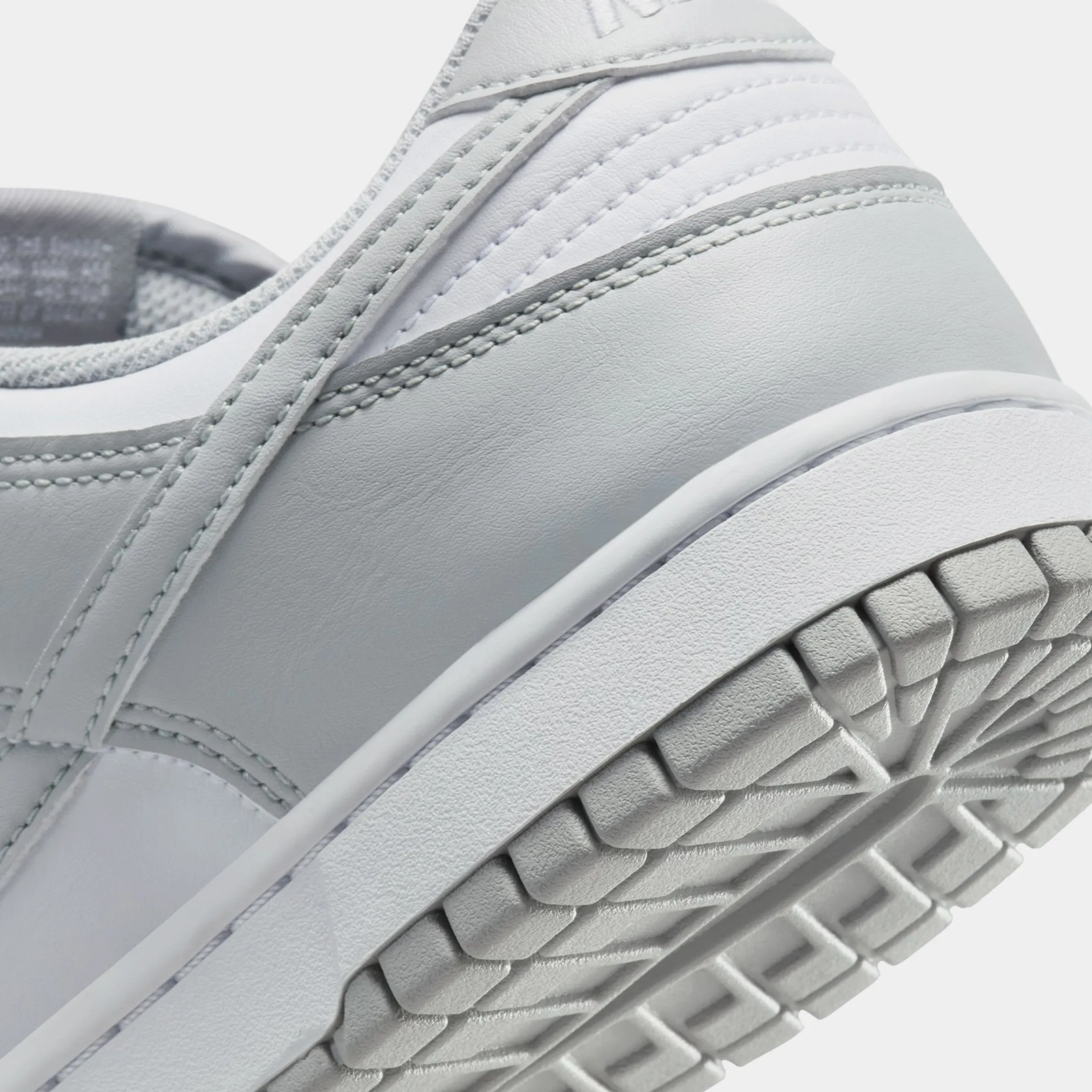 Dunk Low Mens Lifestyle Shoes (White/Light Smoke Grey) Dunk collection