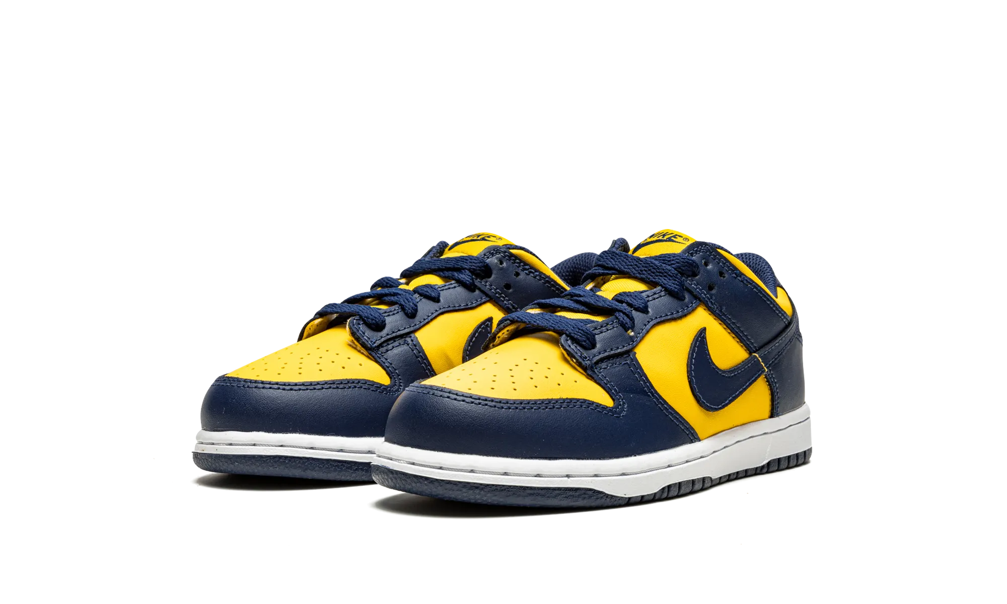 Dunk Low PS "Michigan" nike preschool slip-on sneakers