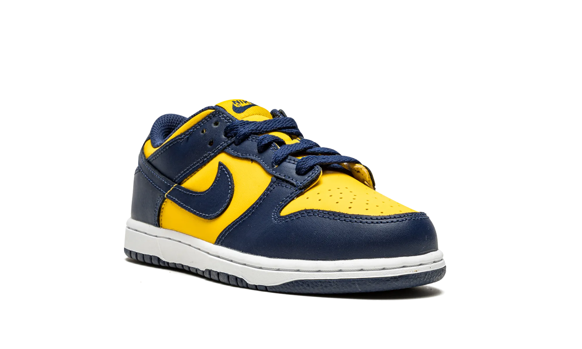 Dunk Low PS "Michigan" nike preschool slip-on sneakers