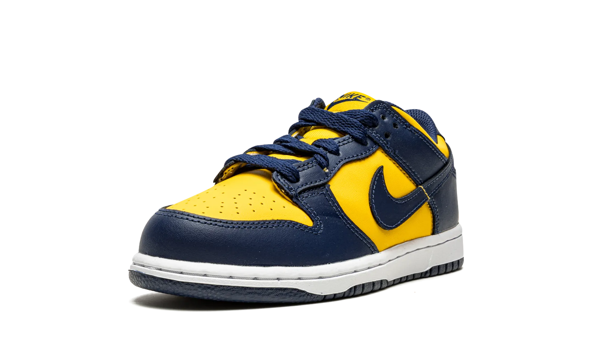 Dunk Low PS "Michigan" nike preschool slip-on sneakers
