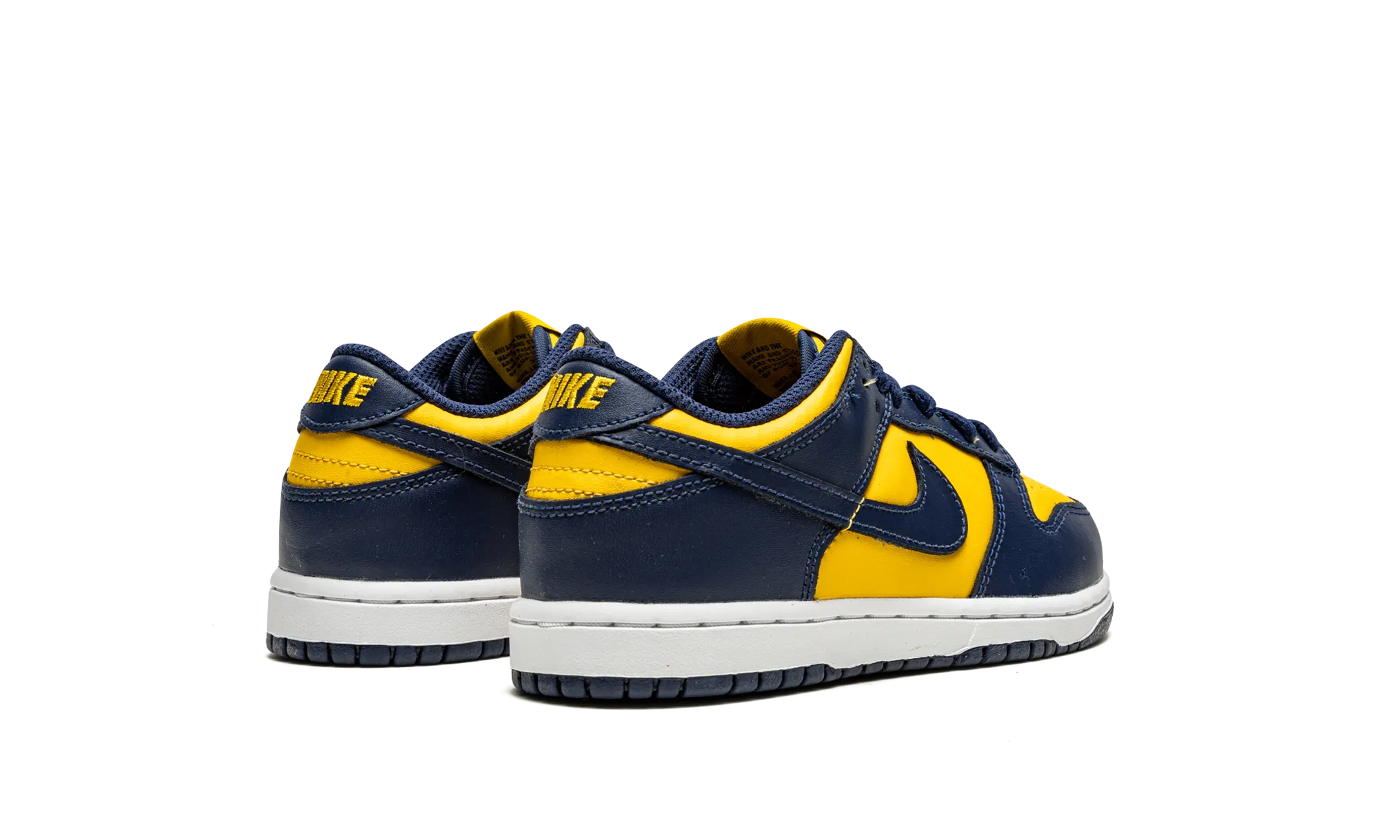 Dunk Low PS "Michigan" nike preschool slip-on sneakers