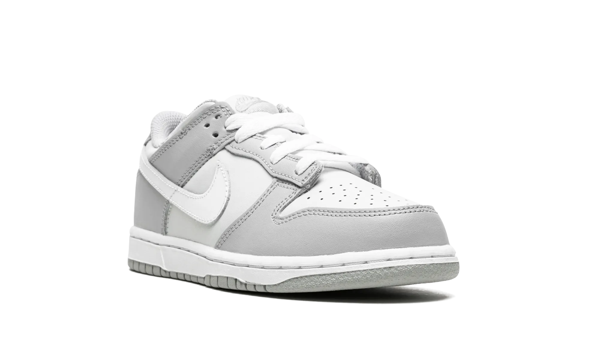 DUNK LOW (PS) "Pure Platinum" nike preschool slip-on sneakers