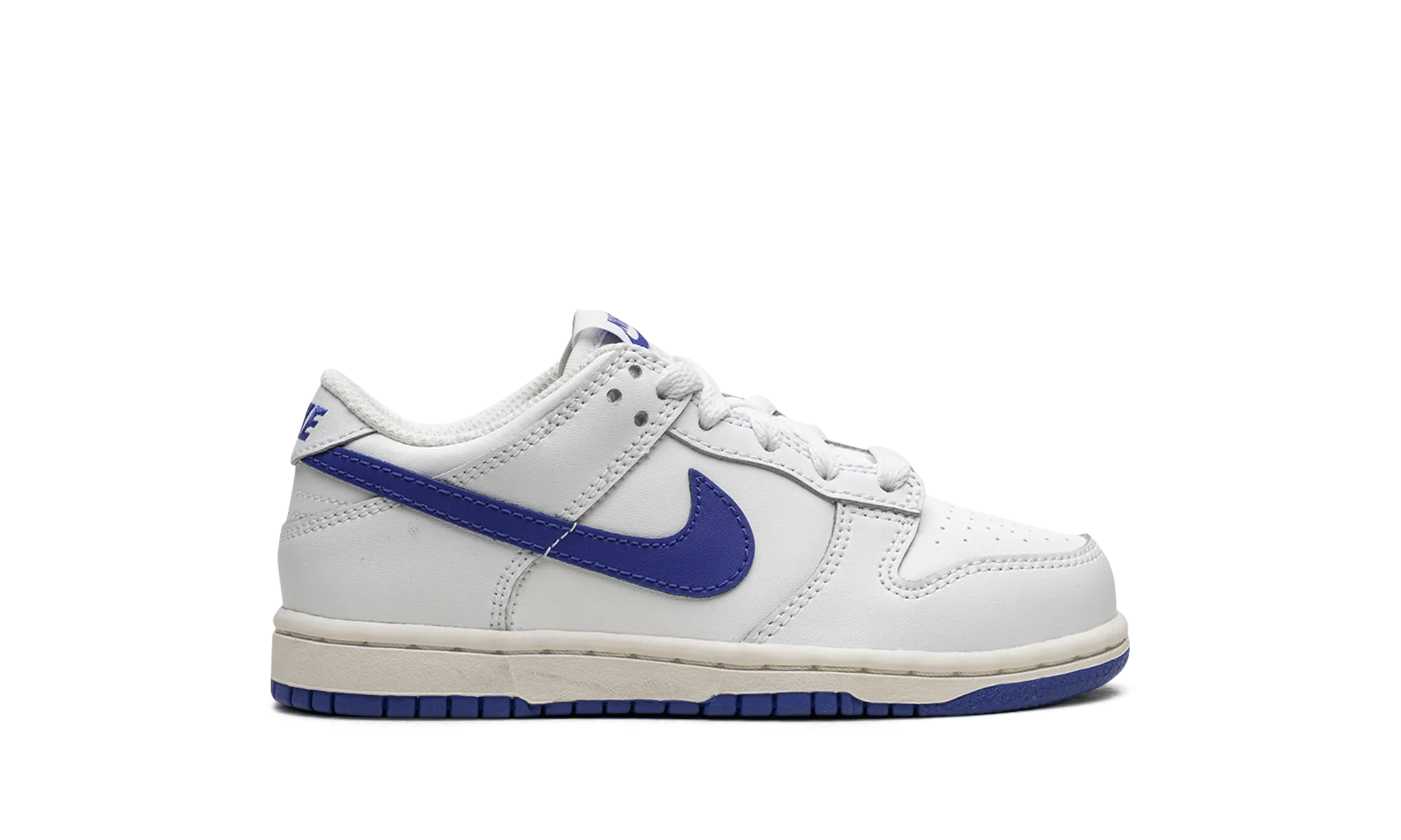 Dunk Low PS "Summit White Hyper Royal" nike preschool slip-on sneakers