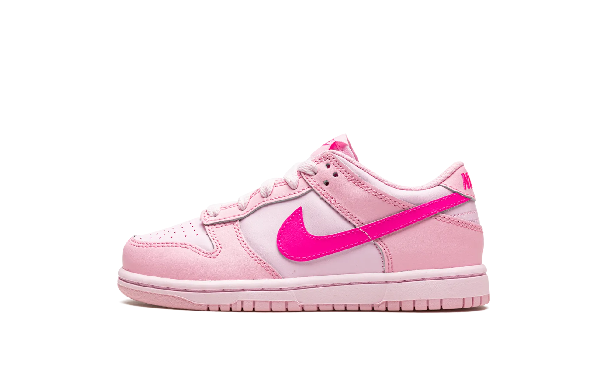 Dunk Low PS "Triple Pink" nike preschool slip-on sneakers