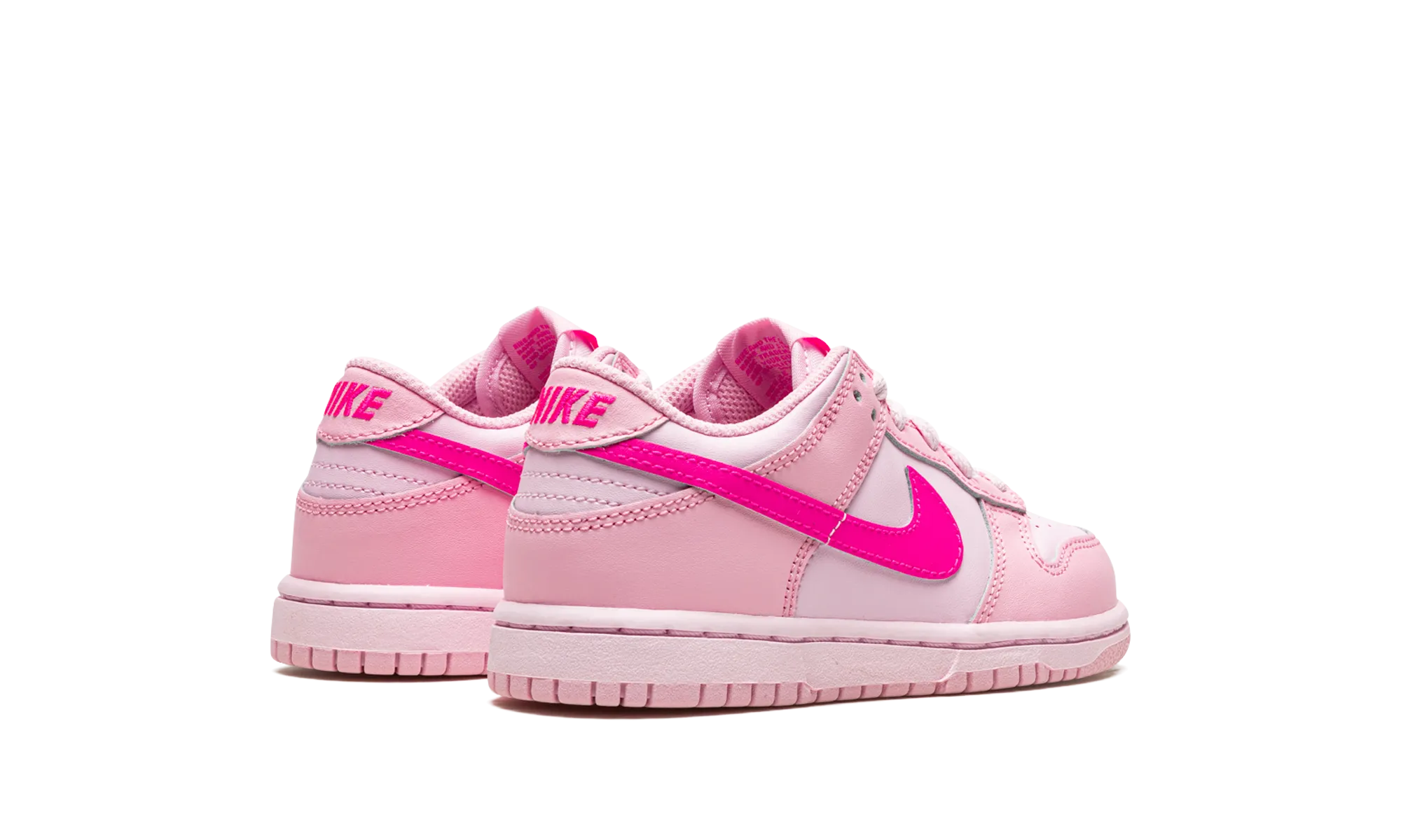 Dunk Low PS "Triple Pink" nike preschool slip-on sneakers