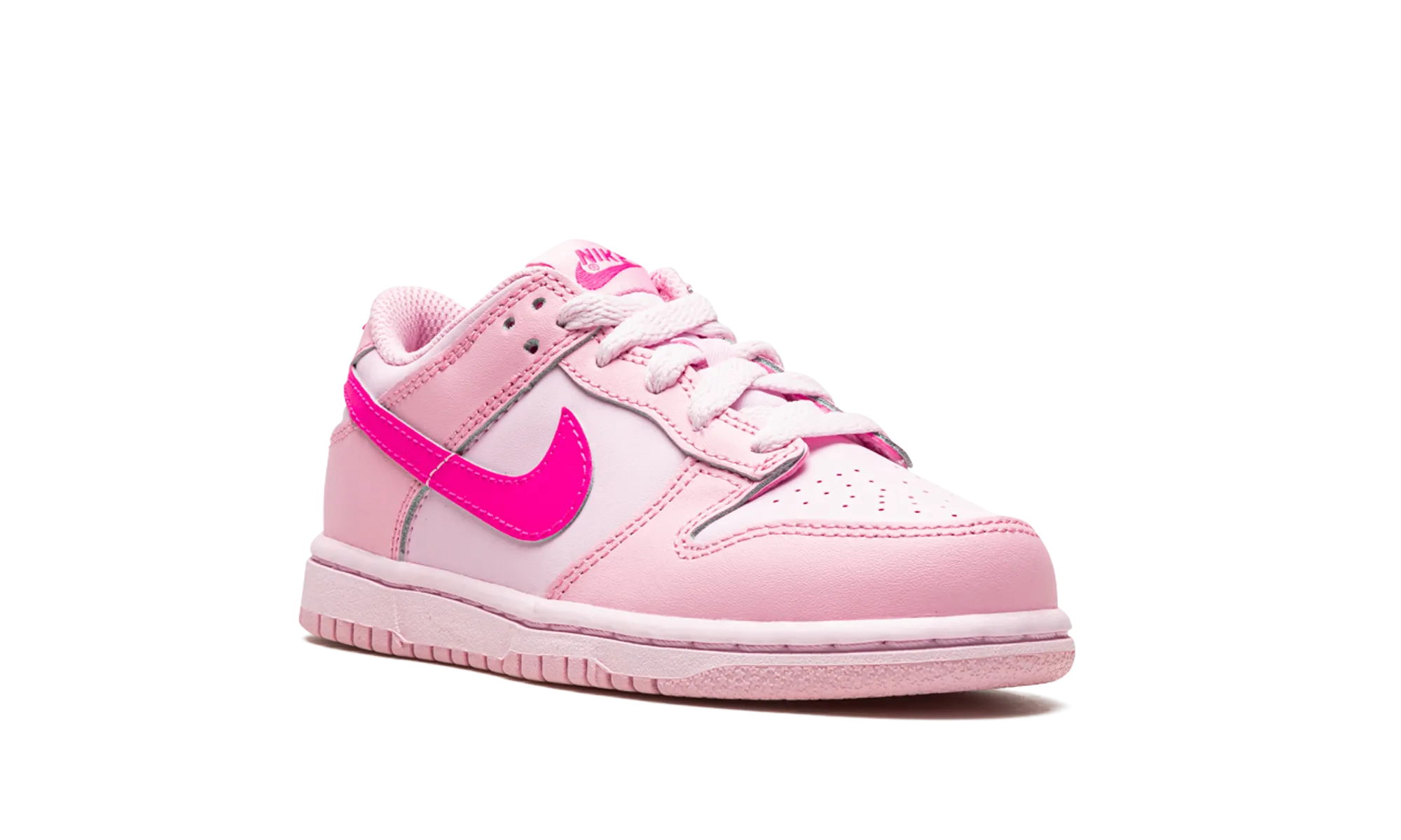 Dunk Low PS "Triple Pink" nike preschool slip-on sneakers