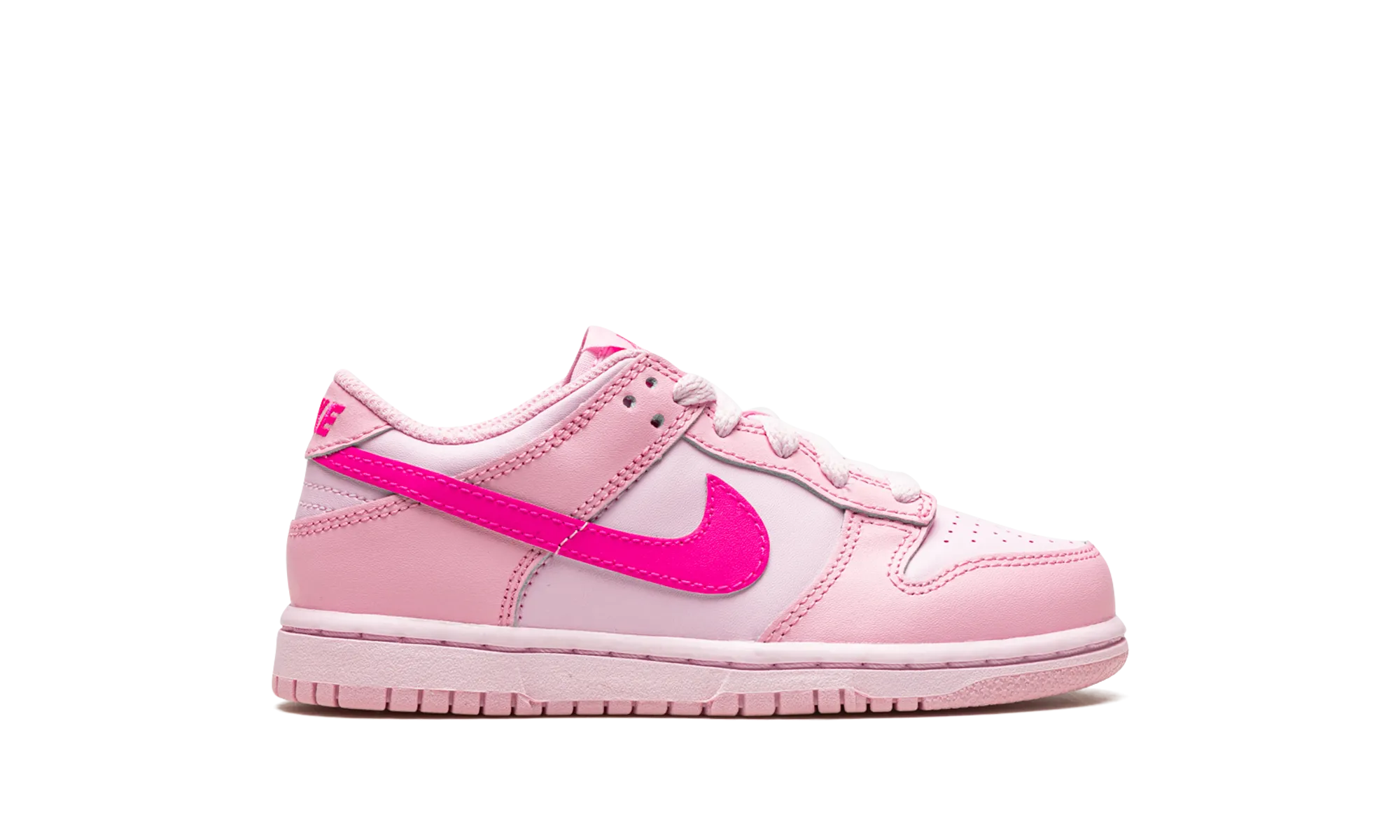 Dunk Low PS "Triple Pink" nike preschool slip-on sneakers