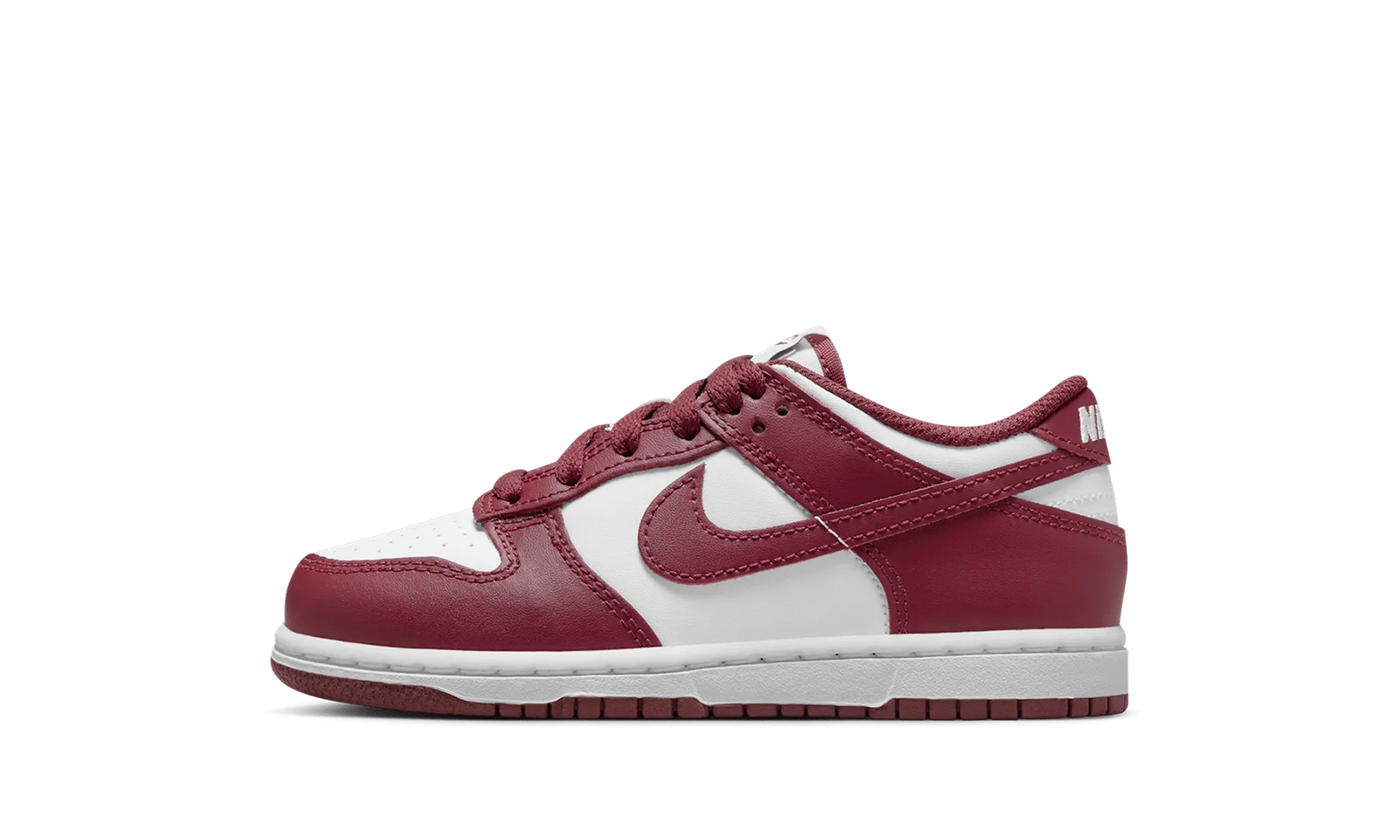 Dunk Low PS "White Gym Red Redwood" Nike Pre School shoes