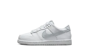 Dunk Low PS "White Pure Platinum" Nike Pre School shoes