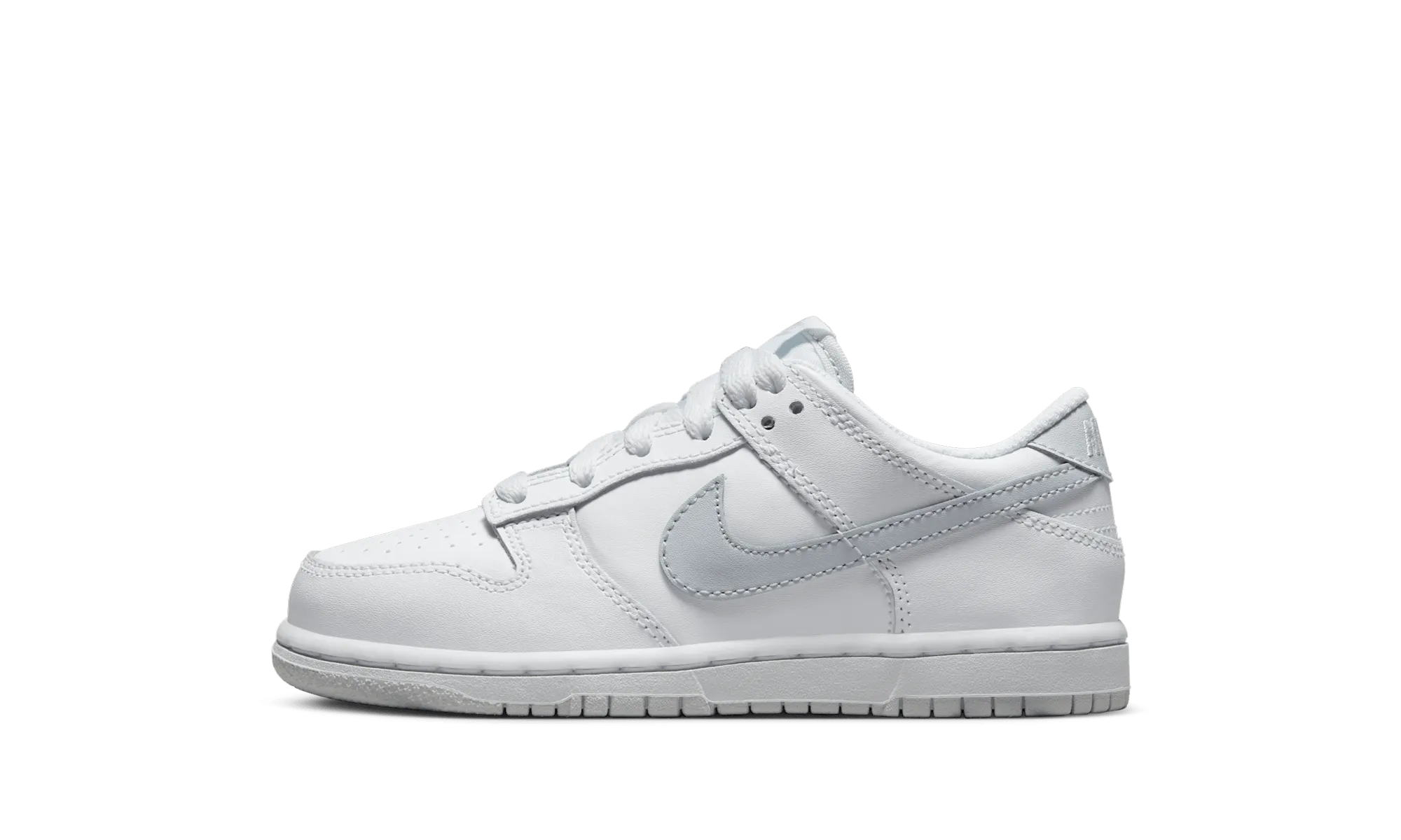 Dunk Low PS "White Pure Platinum" Nike Pre School shoes