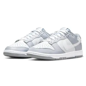 Dunk Low Pure Platinum Grey White Nike Dunk sneakers with classic silhouette