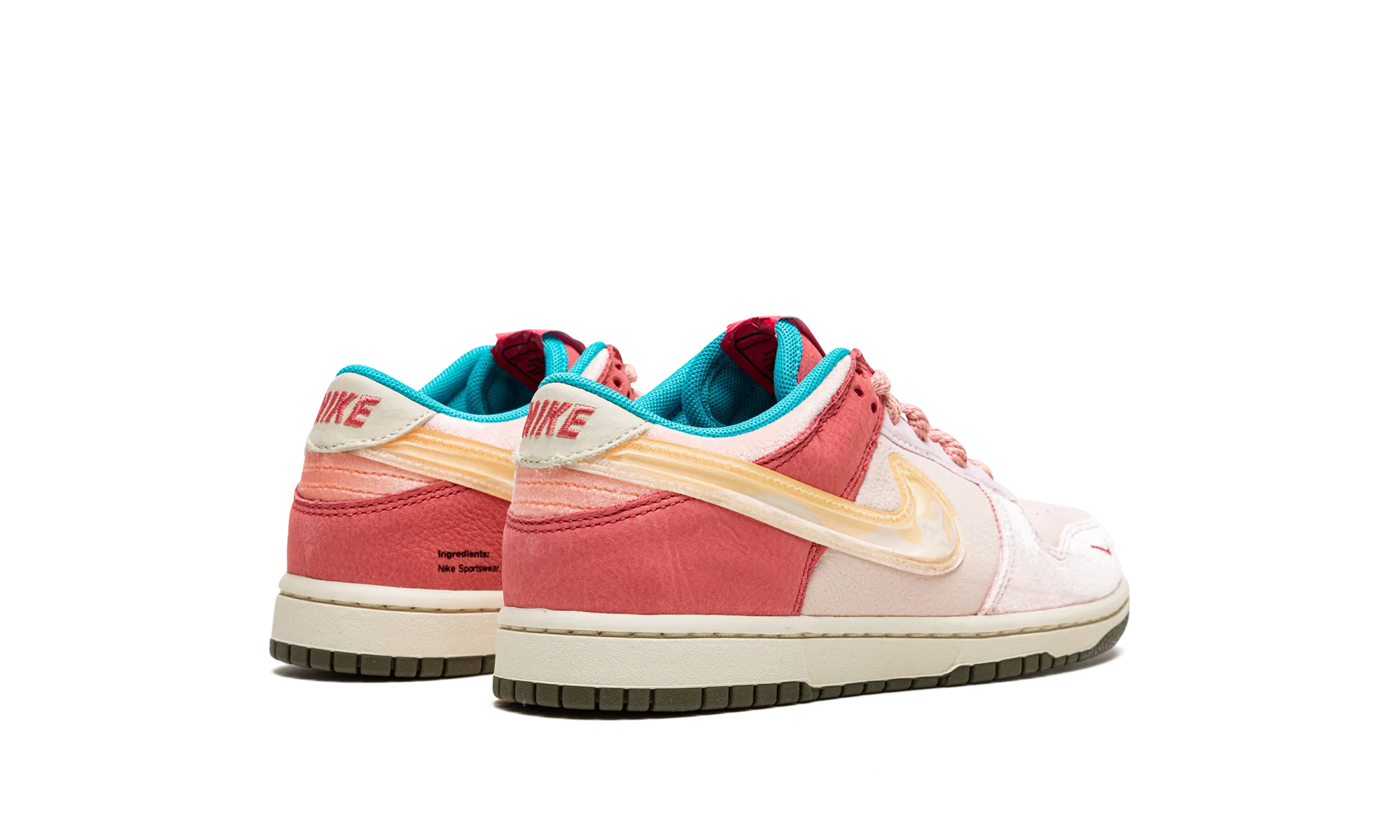 Dunk Low "Strawberry Free Lunch" nike preschool slip-on sneakers