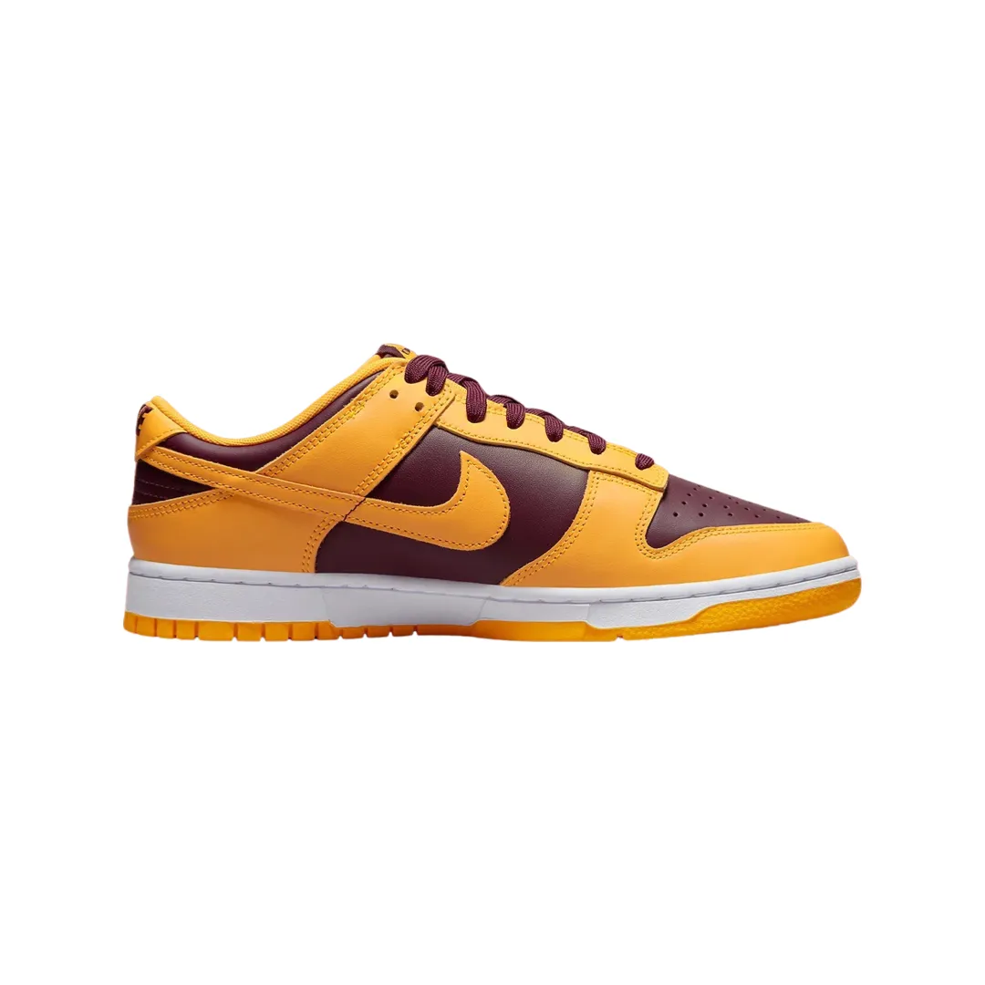 Dunk Low Retro Arizona State Burgundy University Gold White Iconic Sneakers