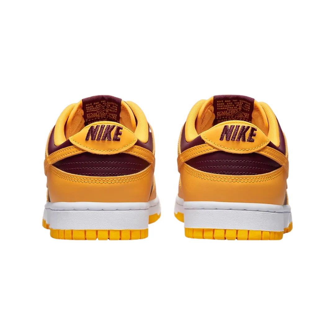 Dunk Low Retro Arizona State Burgundy University Gold White Iconic Sneakers