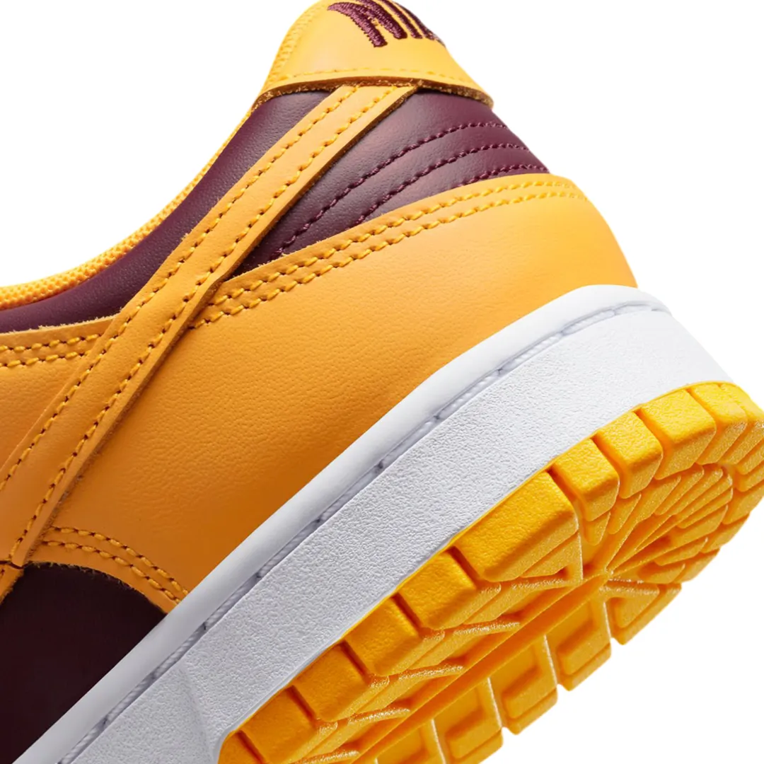 Dunk Low Retro Arizona State Burgundy University Gold White Iconic Sneakers