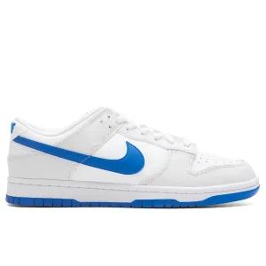 Dunk Low Retro - Summit White/Photo Blue/Platinum Tint Nike signature design with comfort fit