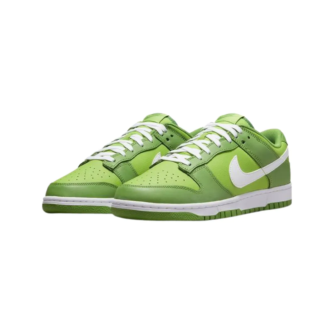 Dunk Low Retro Vivid Green Chlorophyll Nike Dunk sneakers with classic silhouette