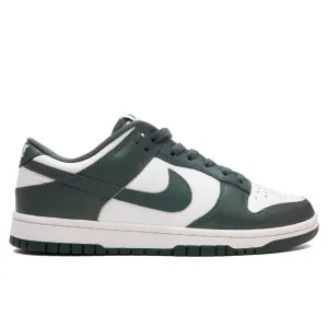 Dunk Low Retro - White/Vintage Green/White Nike fashion sneakers with bold branding
