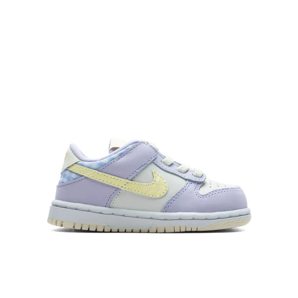 Dunk Low SE BTE (TD) - Oxygen Purple/Citron Tint/Summit White Nike signature design with comfort fit