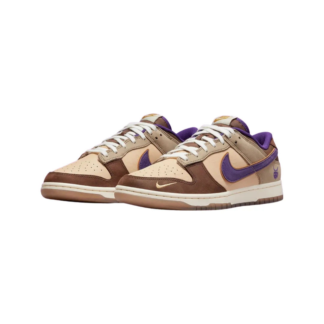 Dunk Low Setsubun White Onyx Court Purple Khaki Iconic Sneakers
