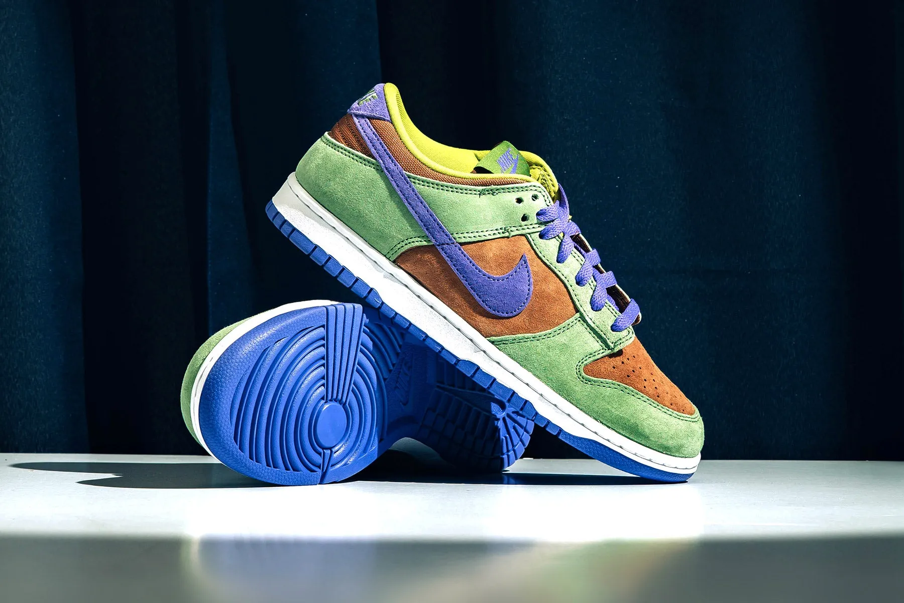 Dunk Low SP 'Veneer' - Deep Purple/Autumn Green Nike Retro Lifestyle Shoes