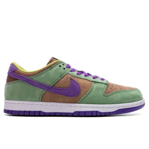 Dunk Low SP 'Veneer' - Deep Purple/Autumn Green Nike lifestyle sneakers with retro vibe