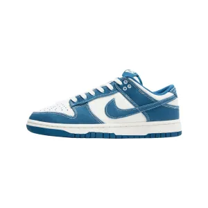 Dunk Low Special Edition Sashiko Summit White Industrial Blue Nike Dunk sneakers with classic silhouette